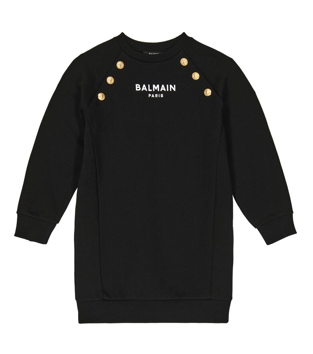 Verziertes Kleid aus Jersey | Balmain Kids