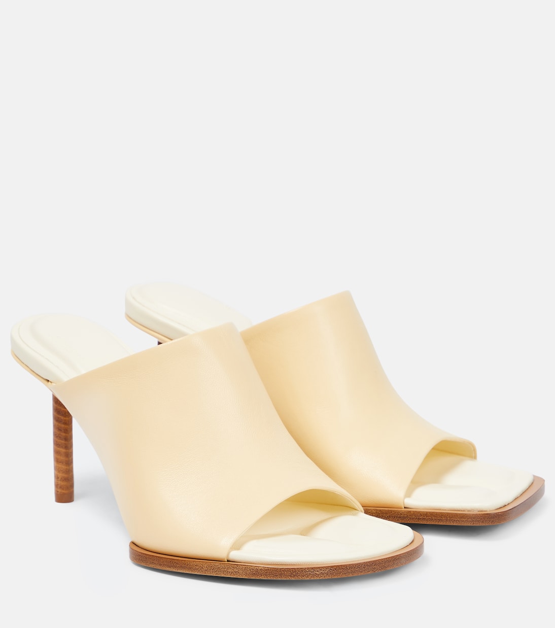 Les Mules Carrés Ronds in pelle | Jacquemus