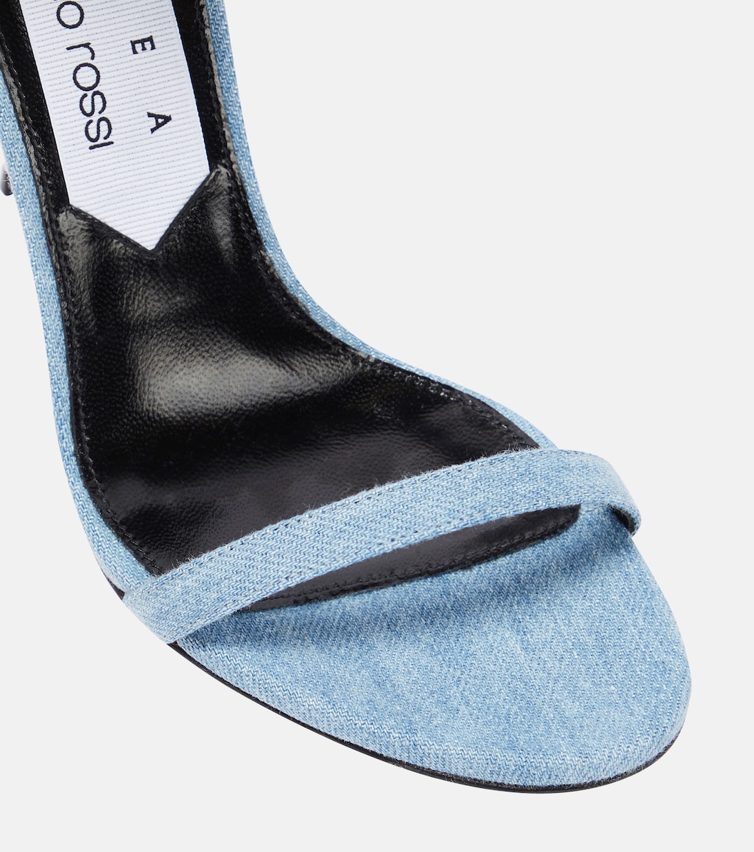 x Sergio Rossi - Sandali Shibari in denim | Area