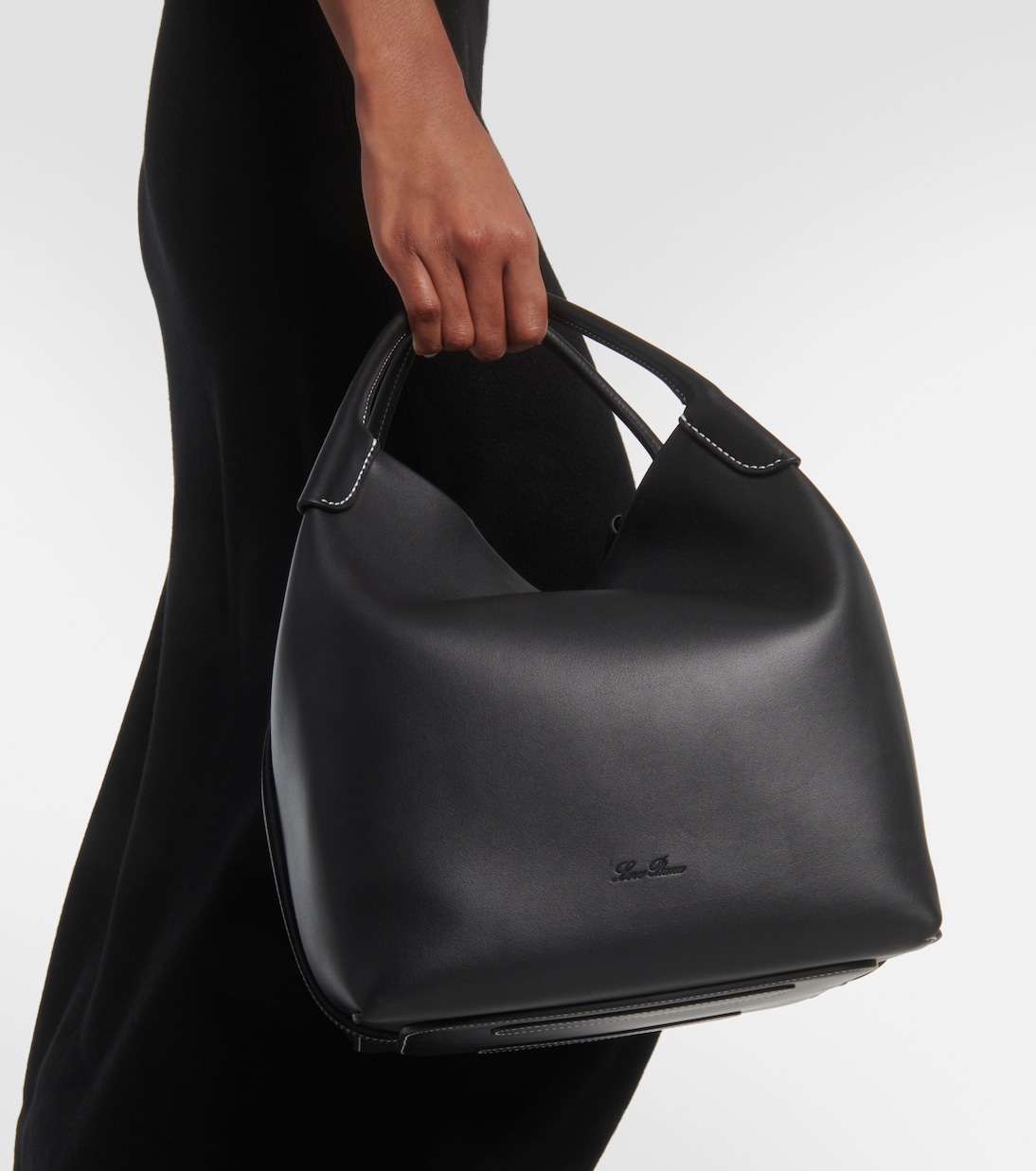 Bale Large leather tote bag | Loro Piana