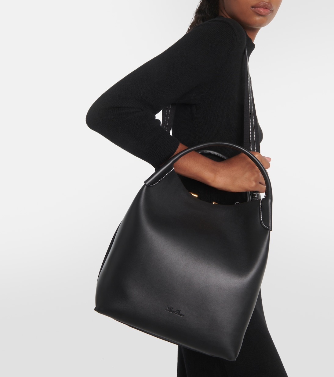 Bale Large leather tote bag | Loro Piana