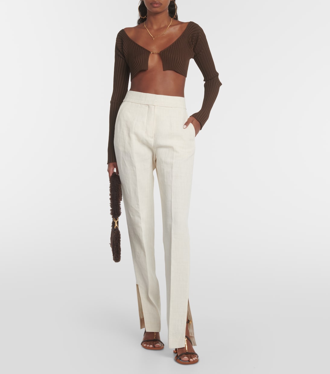 La Maille Pralu cropped cardigan | Jacquemus
