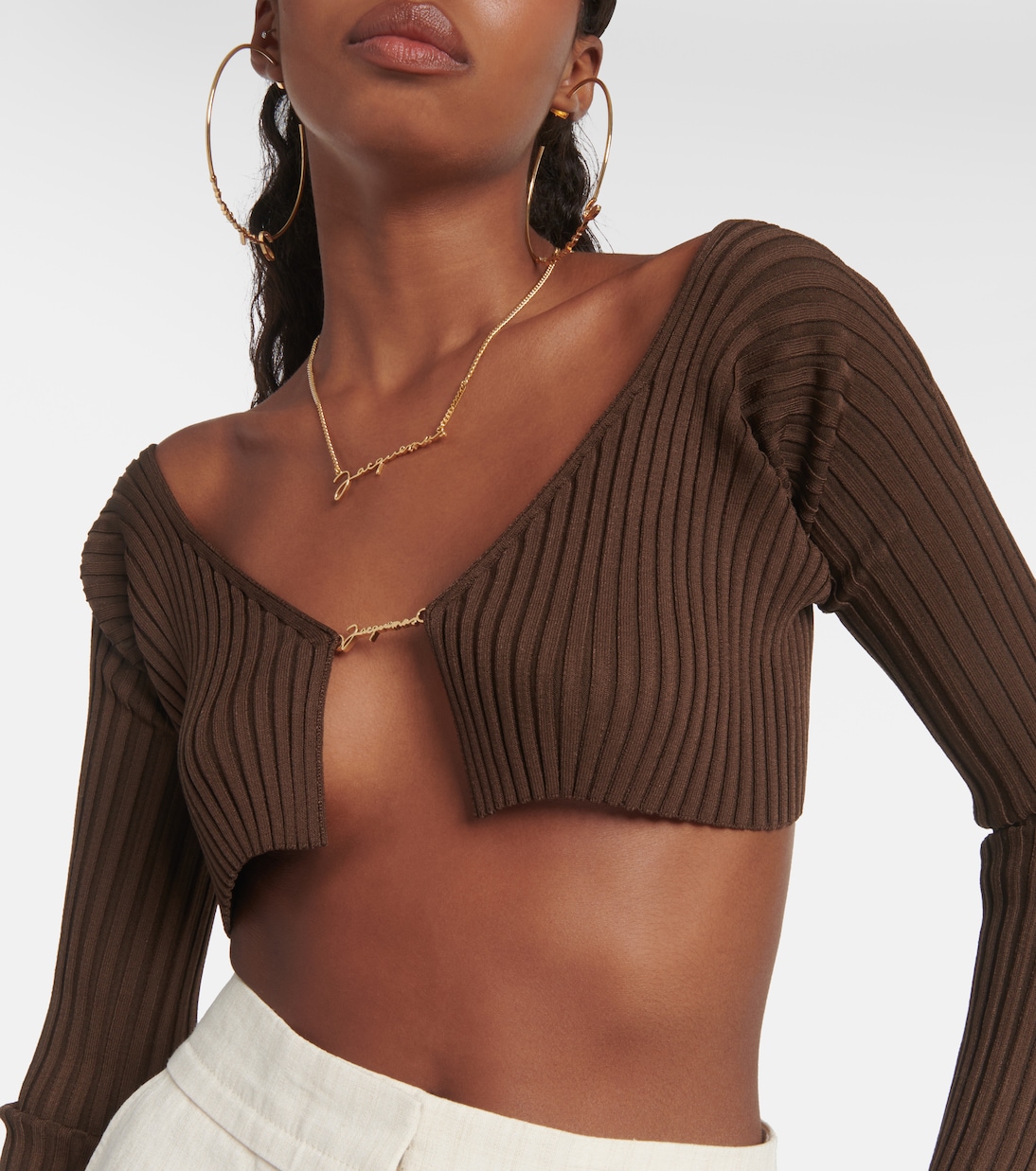 La Maille Pralu cropped cardigan | Jacquemus