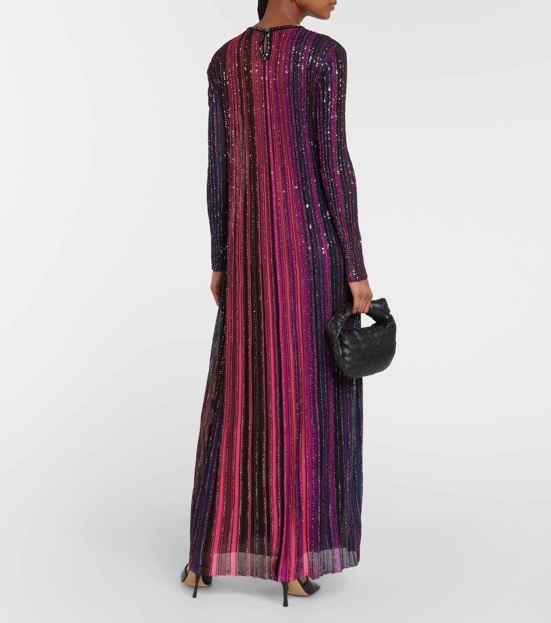 Vestido largo de punto de lamé | Missoni