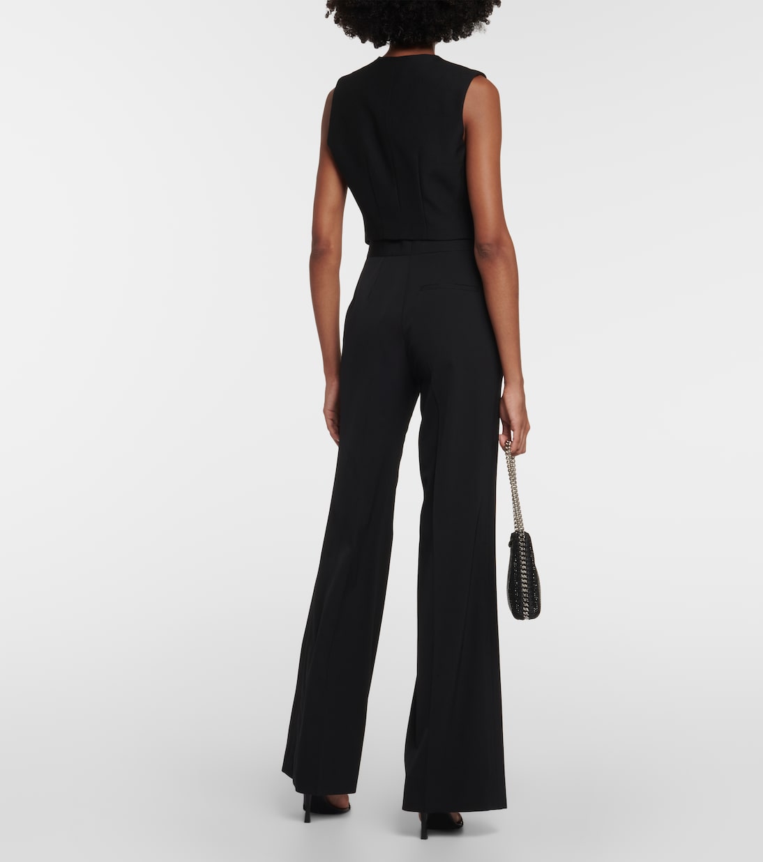 Gilet de costume raccourci en laine | Stella McCartney