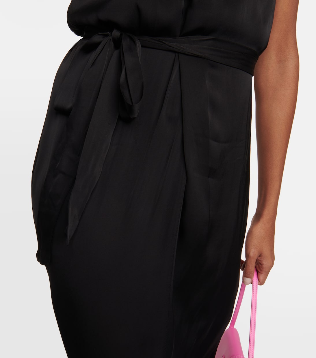 Vestido midi Stephanie de cuello halter | Velvet