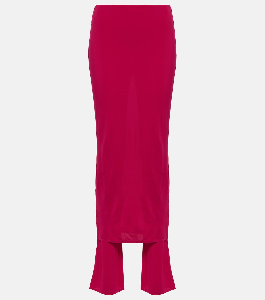 Pantaloni in jersey a vita alta con gonna | Alaïa