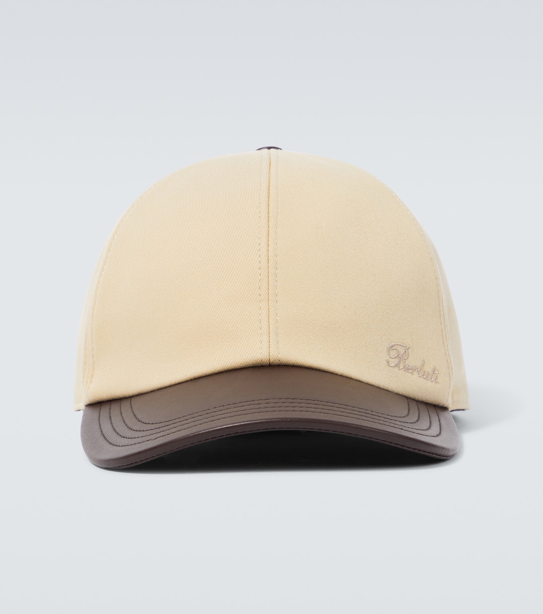Gorra de algodón con piel | Berluti