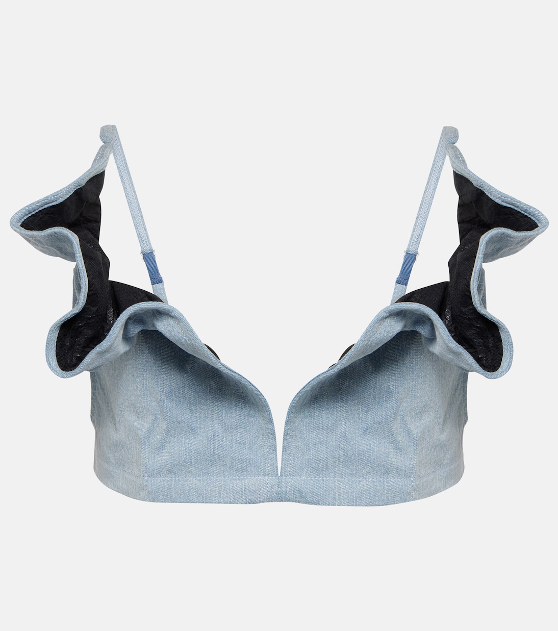 Top di jeans con ruches | Y/Project