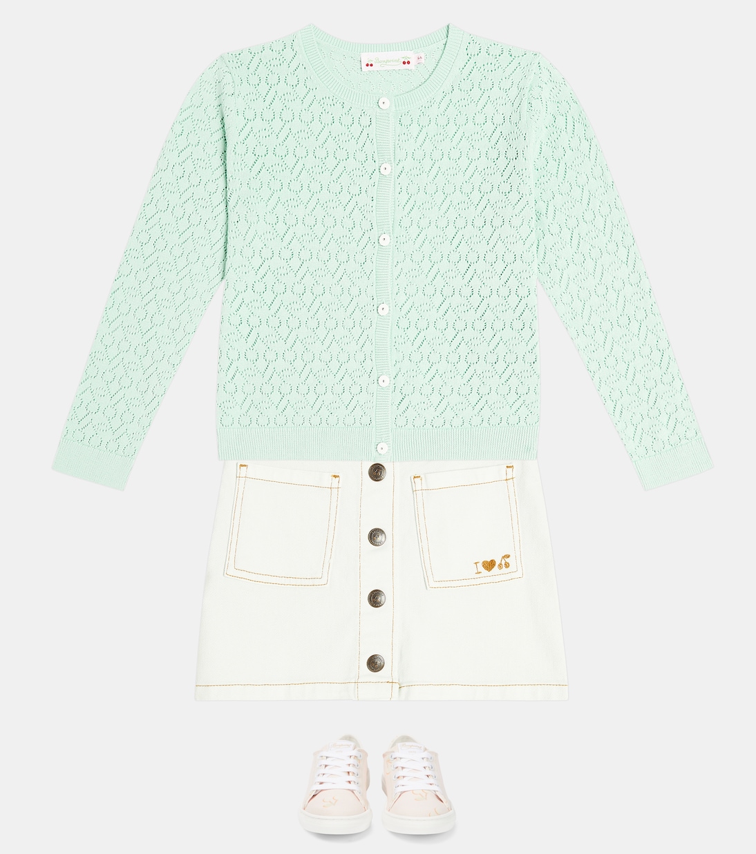 Cardigan Cherry en coton | Bonpoint