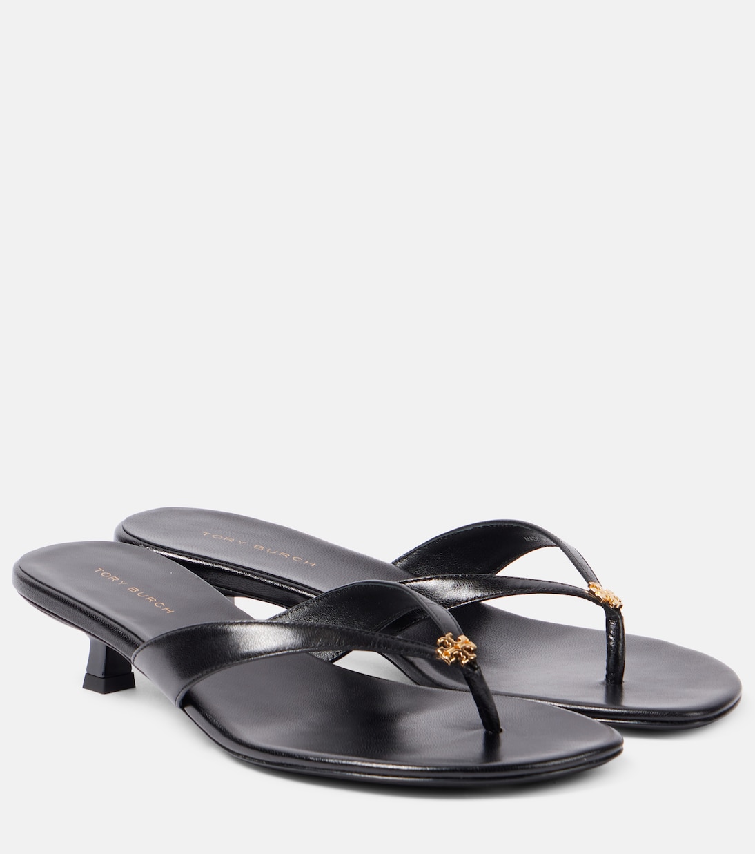 Capri 35 leather thong sandals in black Tory Burch Mytheresa