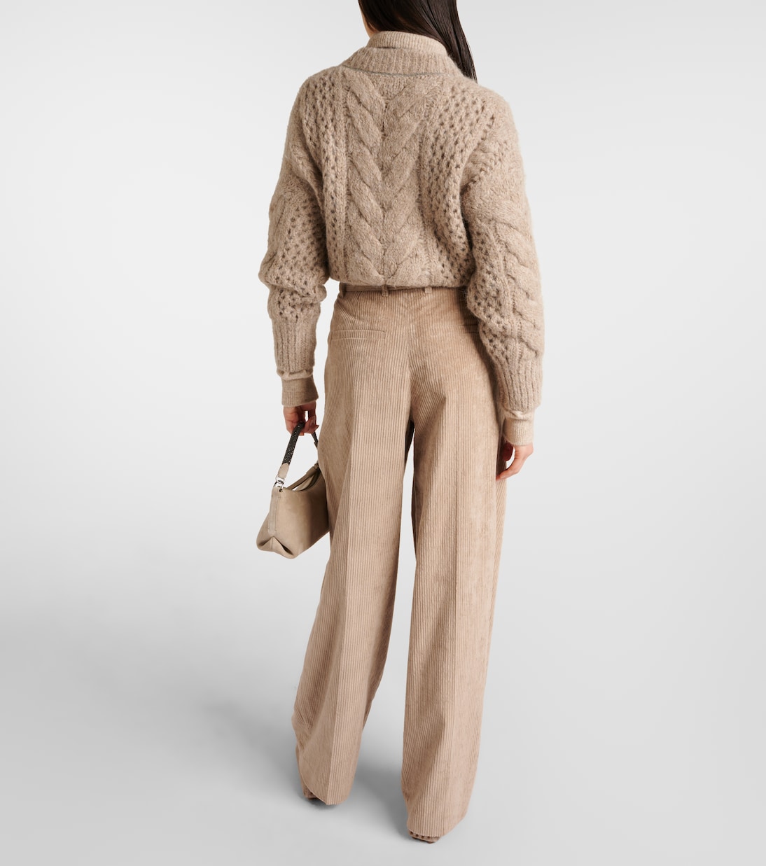 Pantalon ample en velours côtelé | Brunello Cucinelli