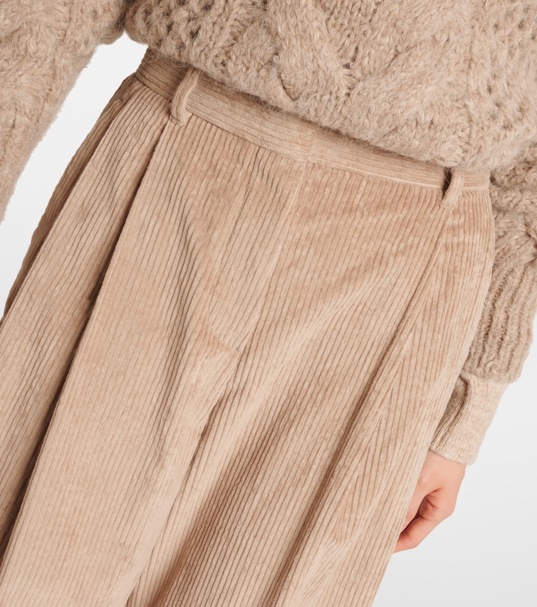 Pantalon ample en velours côtelé | Brunello Cucinelli