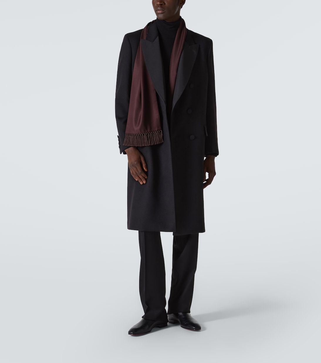 Renato double-breasted cashmere coat | Loro Piana