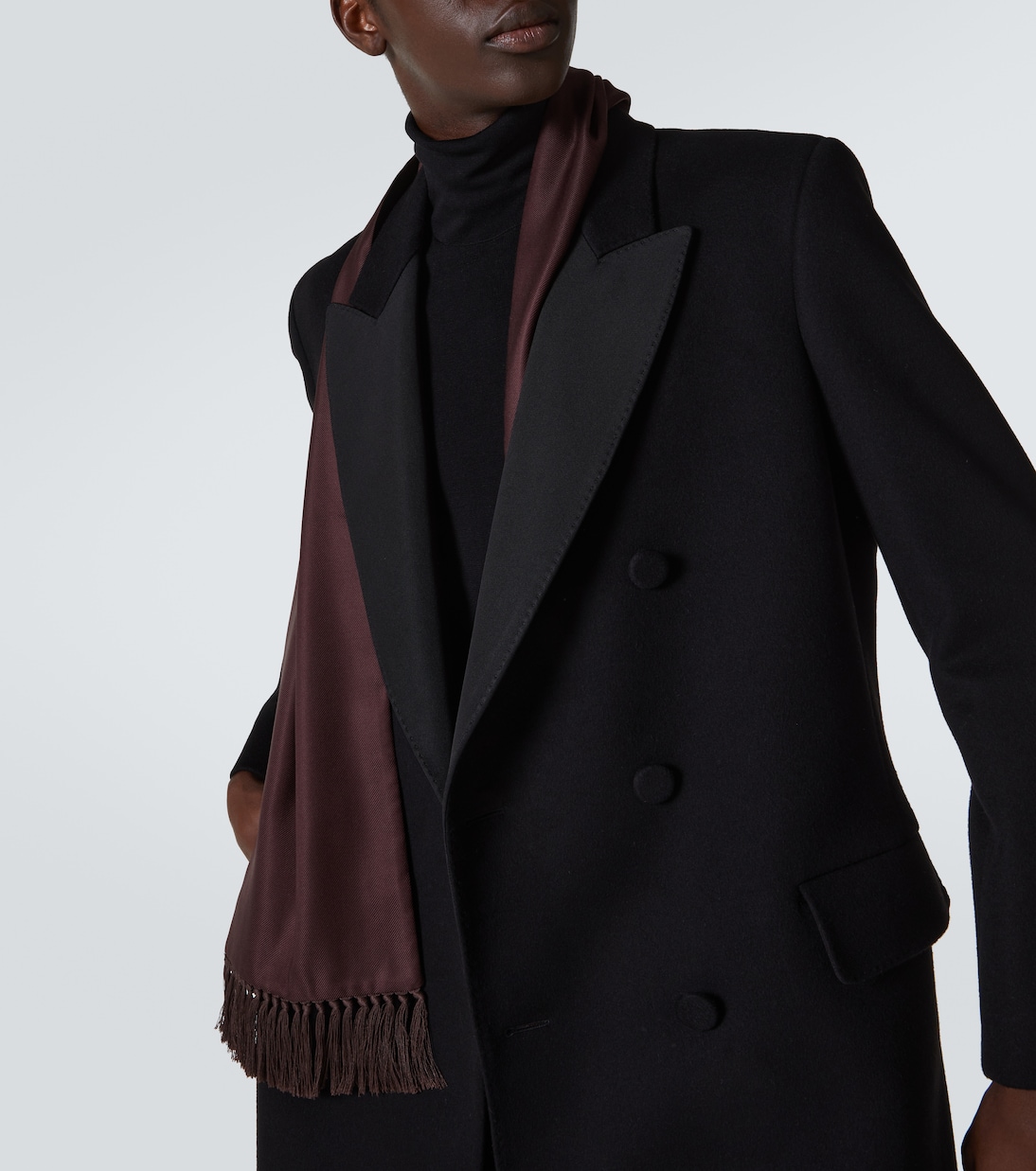 Renato double-breasted cashmere coat | Loro Piana