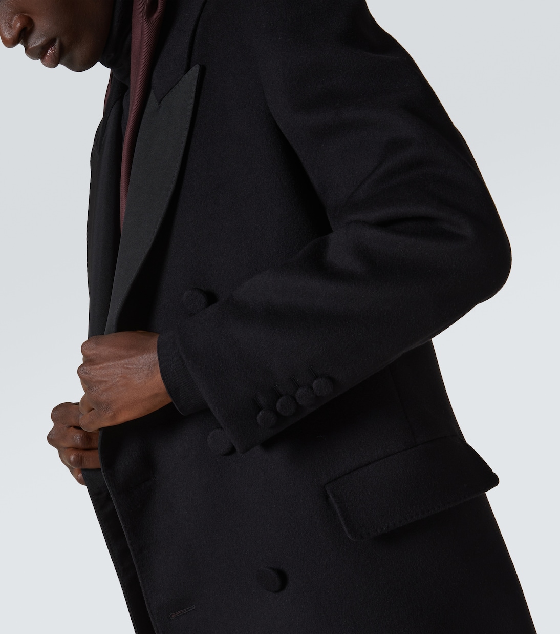 Renato double-breasted cashmere coat | Loro Piana