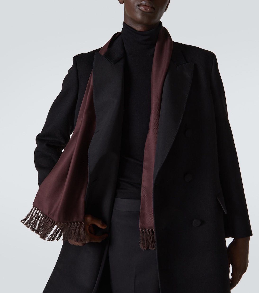 Renato double-breasted cashmere coat | Loro Piana