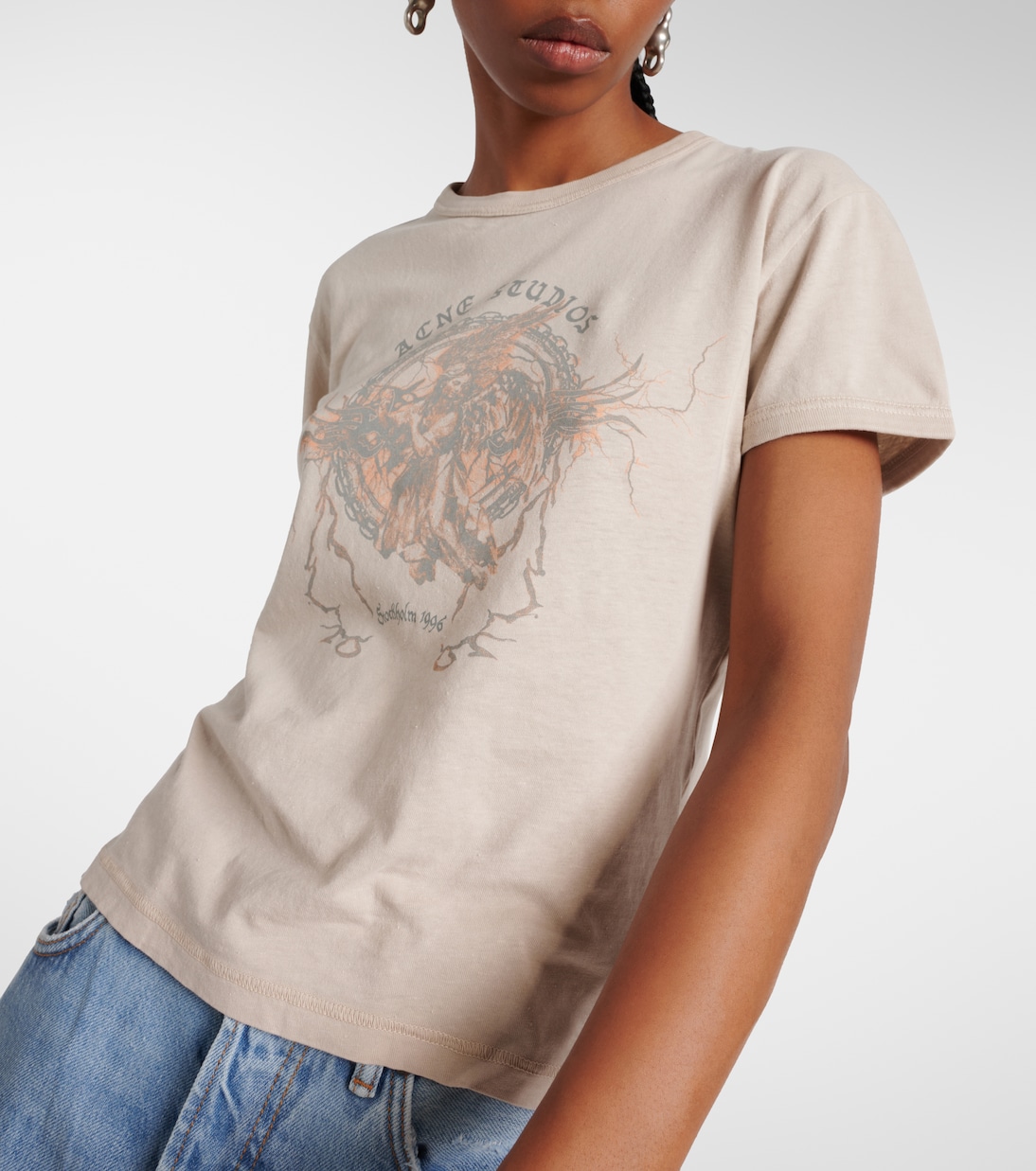 Camiseta Etza de jersey de algodón | Acne Studios