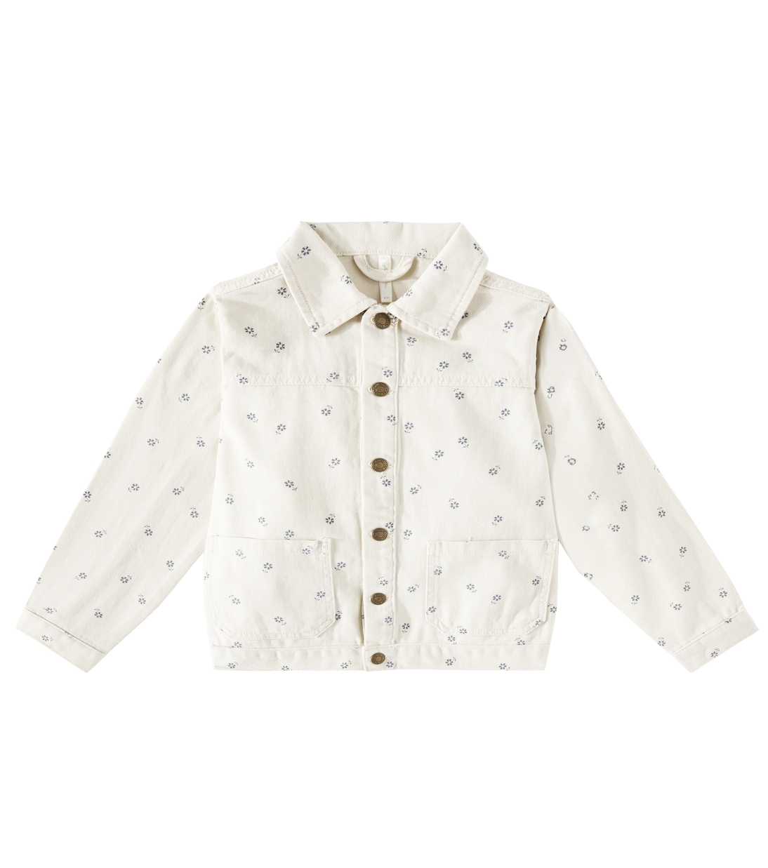 Veste Chore en jean à fleurs | Rylee + Cru
