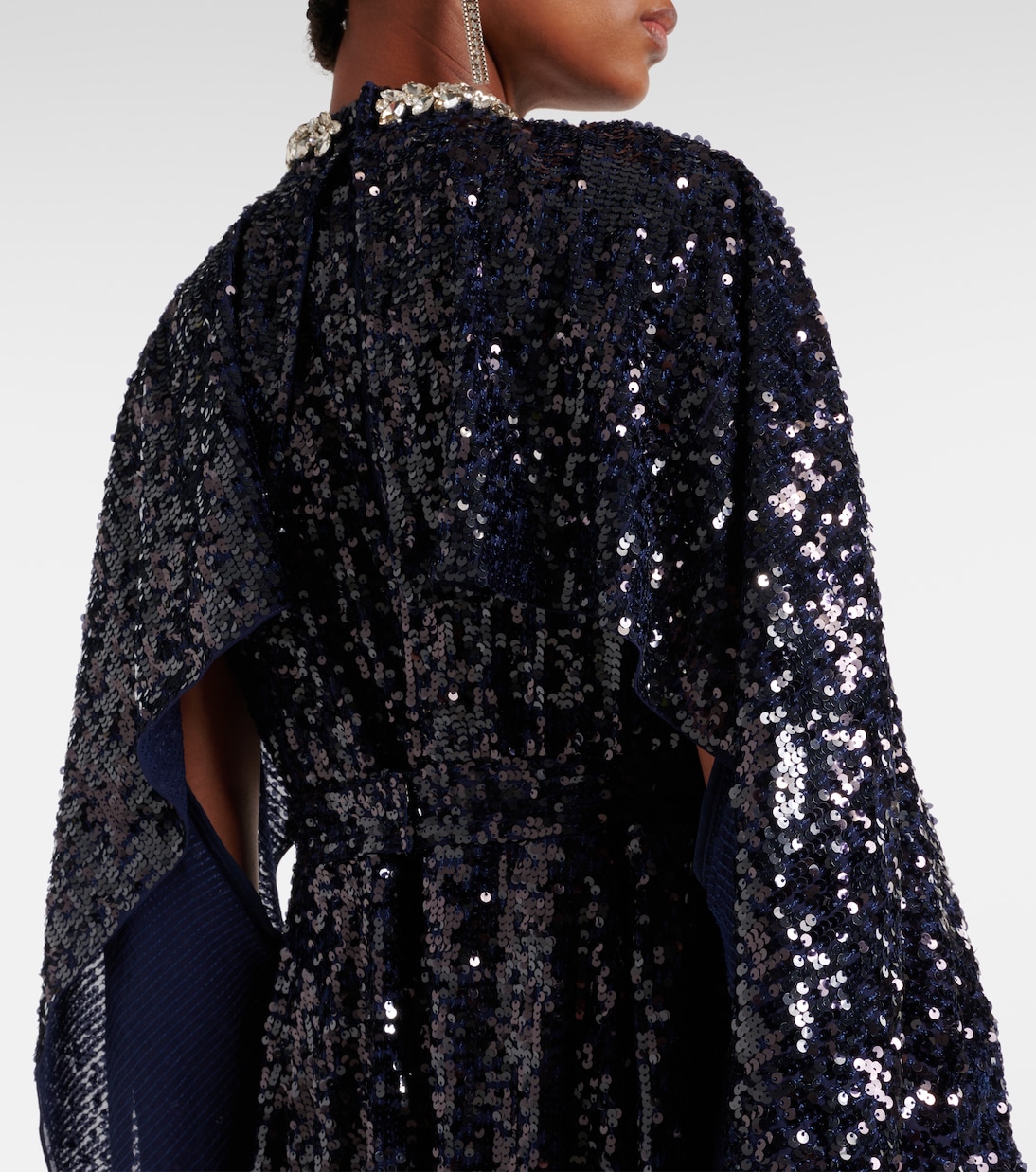 Abito lungo con paillettes | Erdem