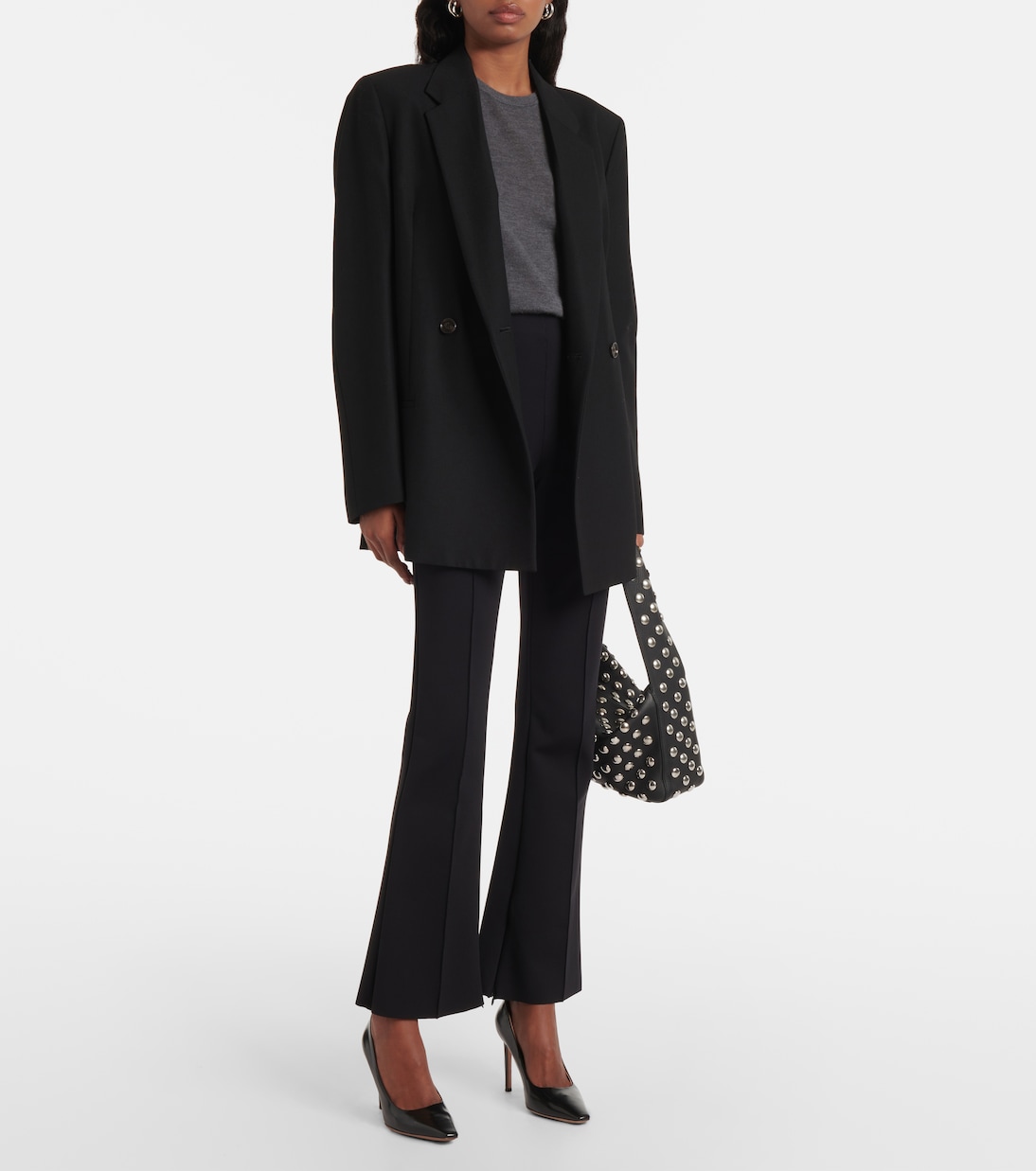 Scuba high-rise flared pants | Wolford