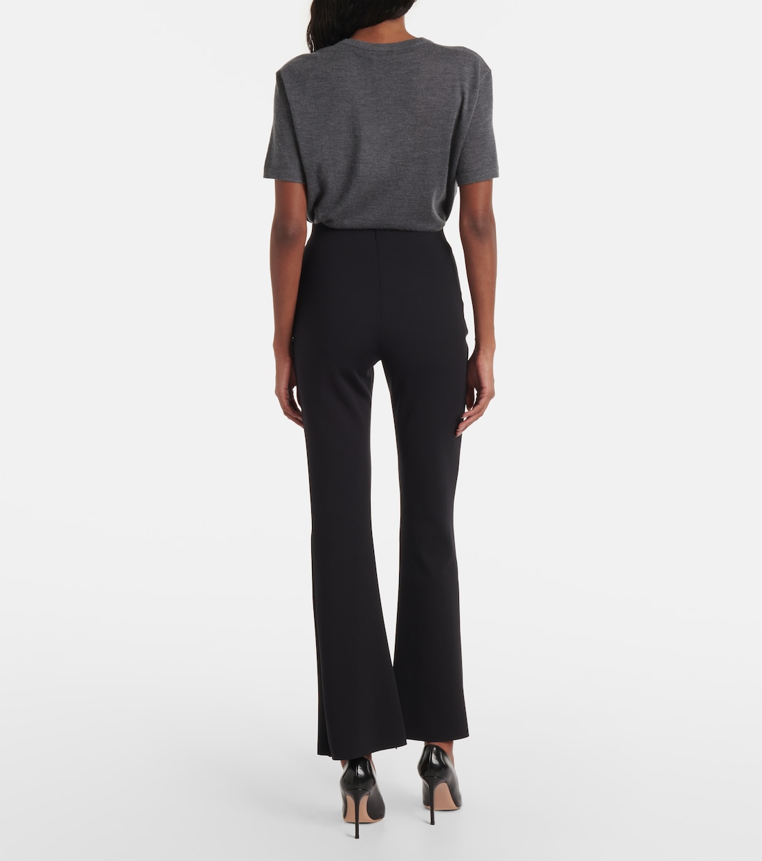 Scuba high-rise flared pants | Wolford