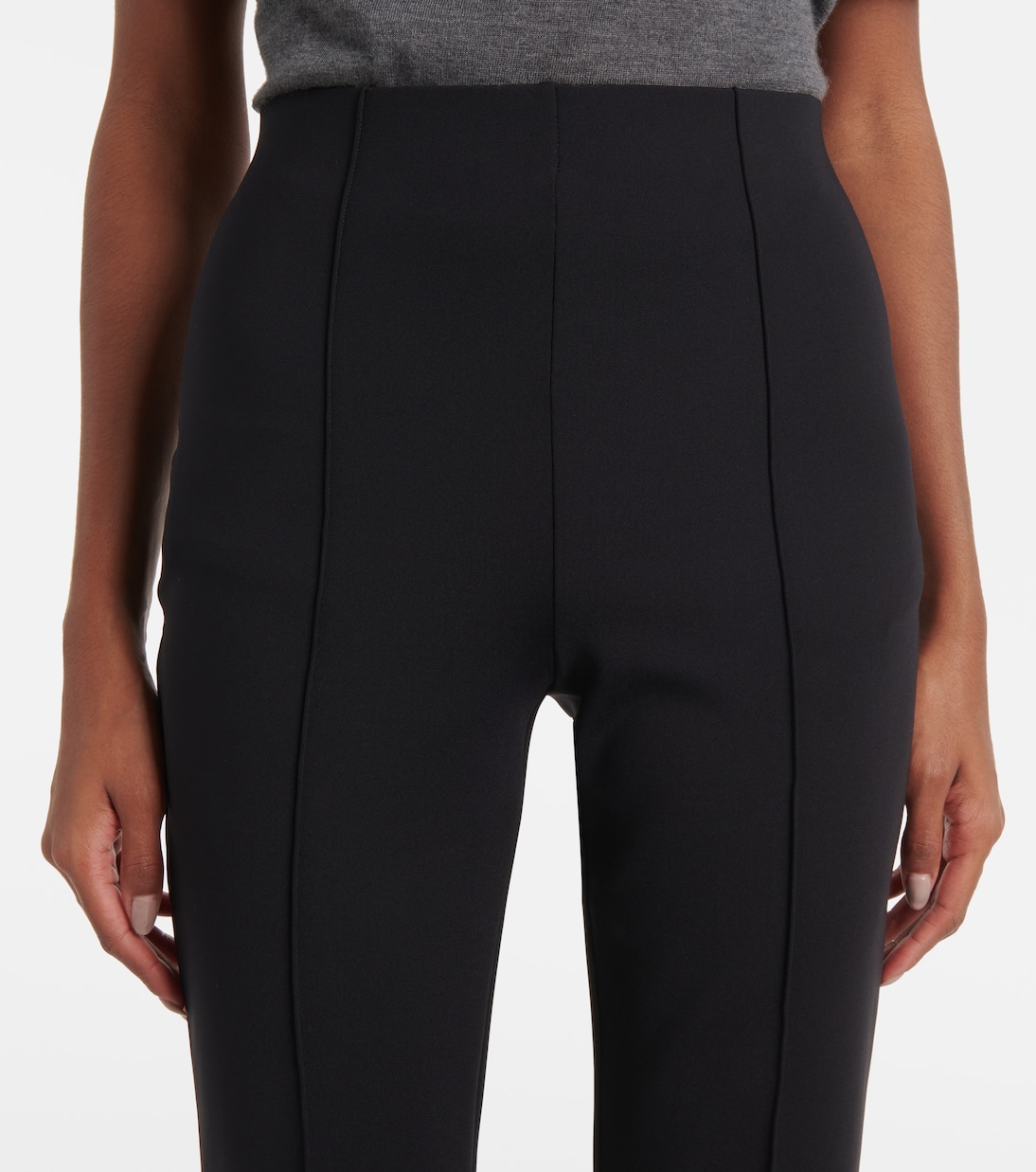 Scuba high-rise flared pants | Wolford
