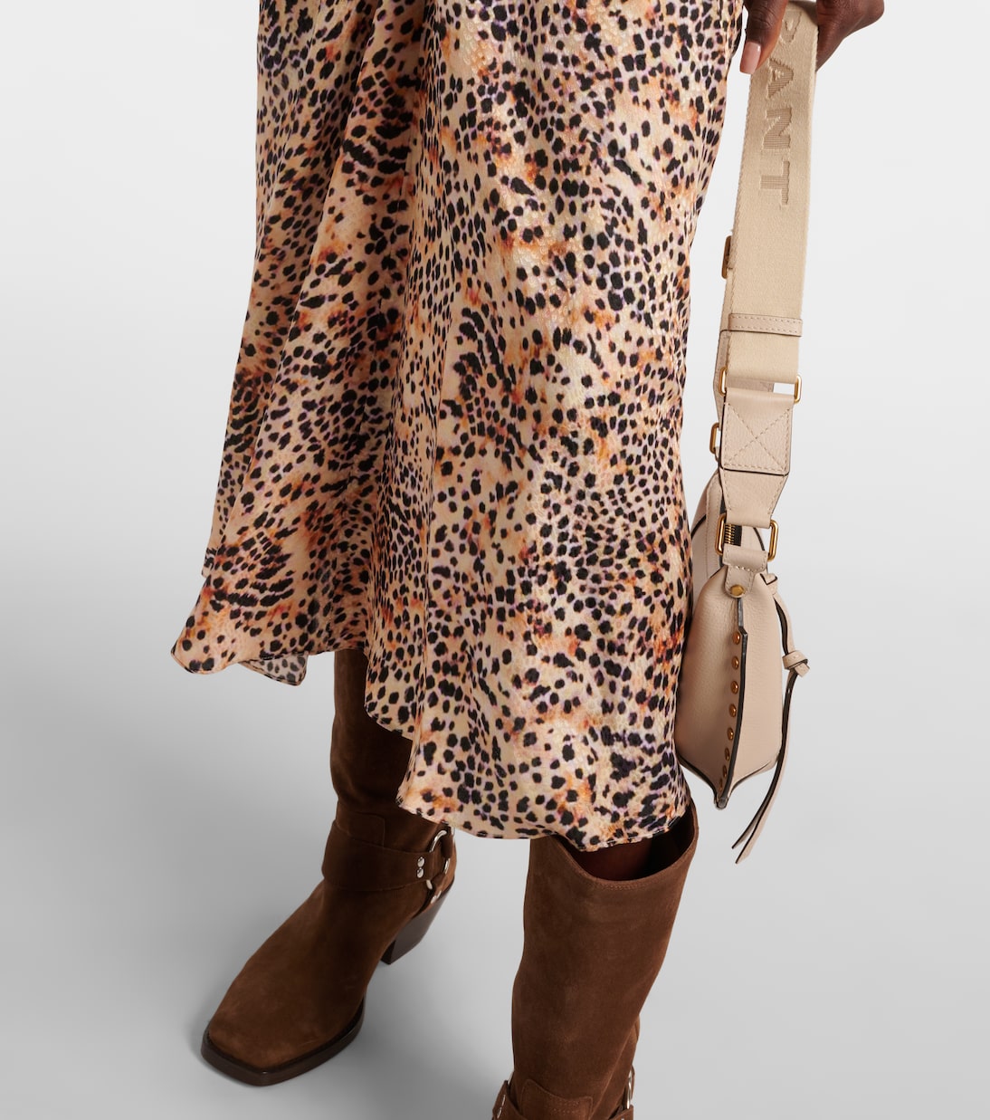 Robe midi Lyndsay imprimée | Isabel Marant