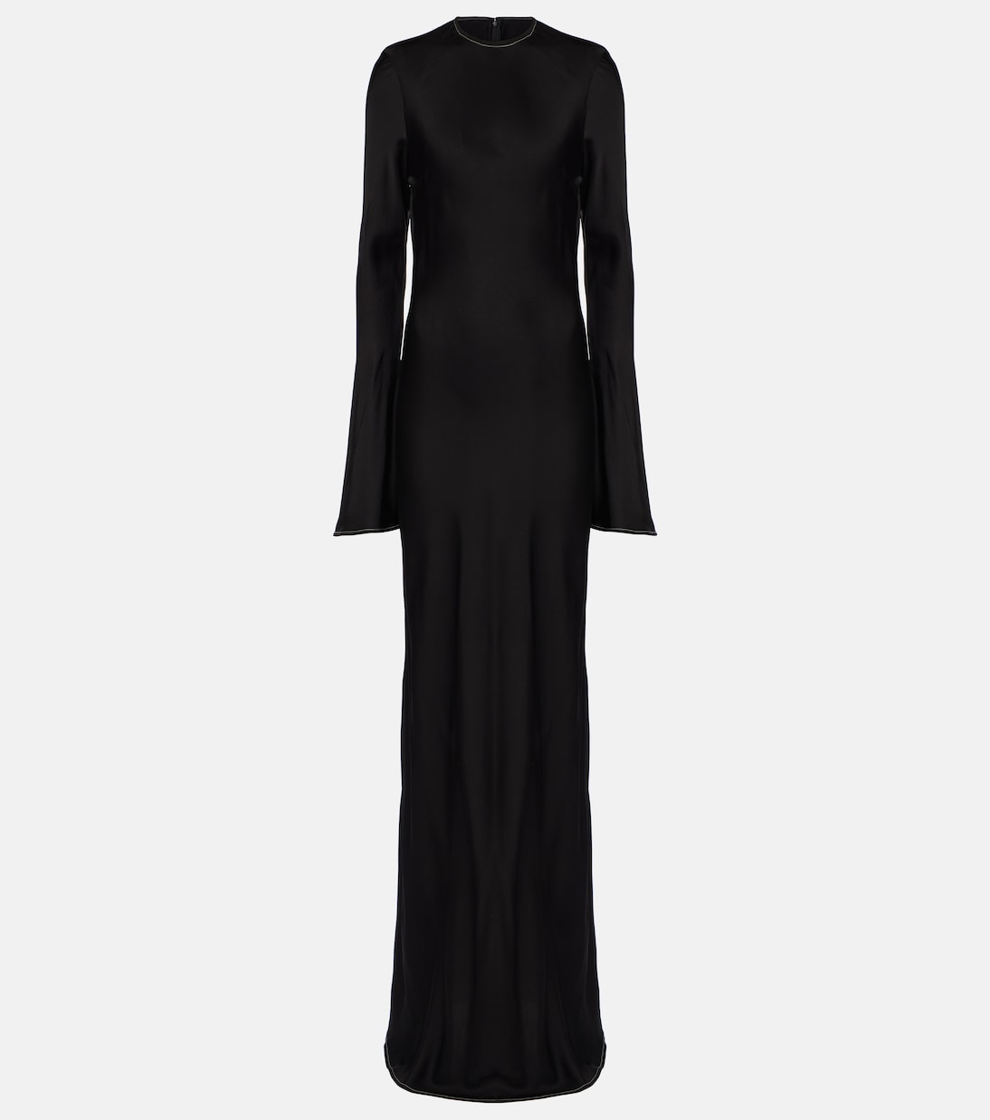 Robe longue en satin | Rotate