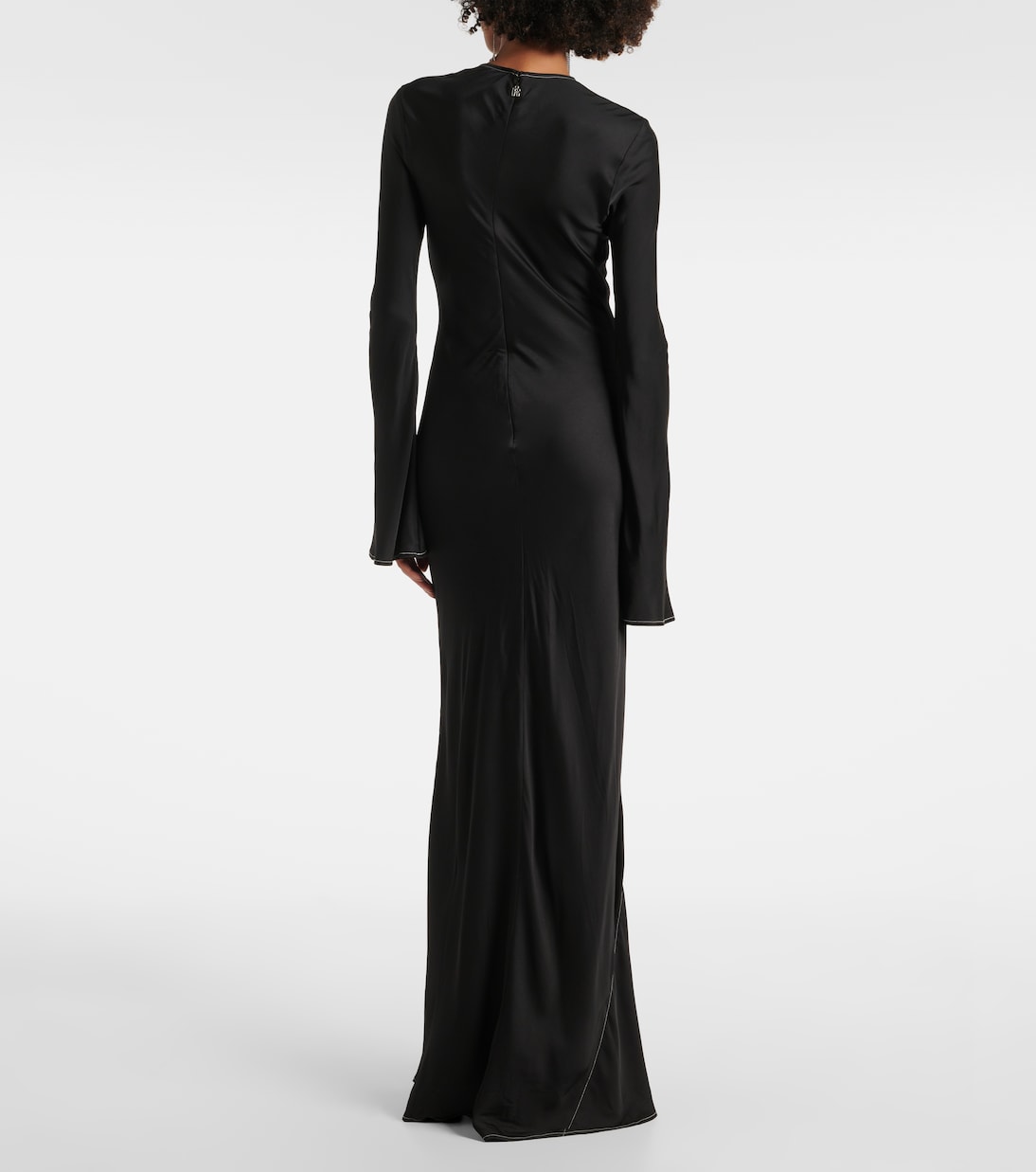 Robe longue en satin | Rotate