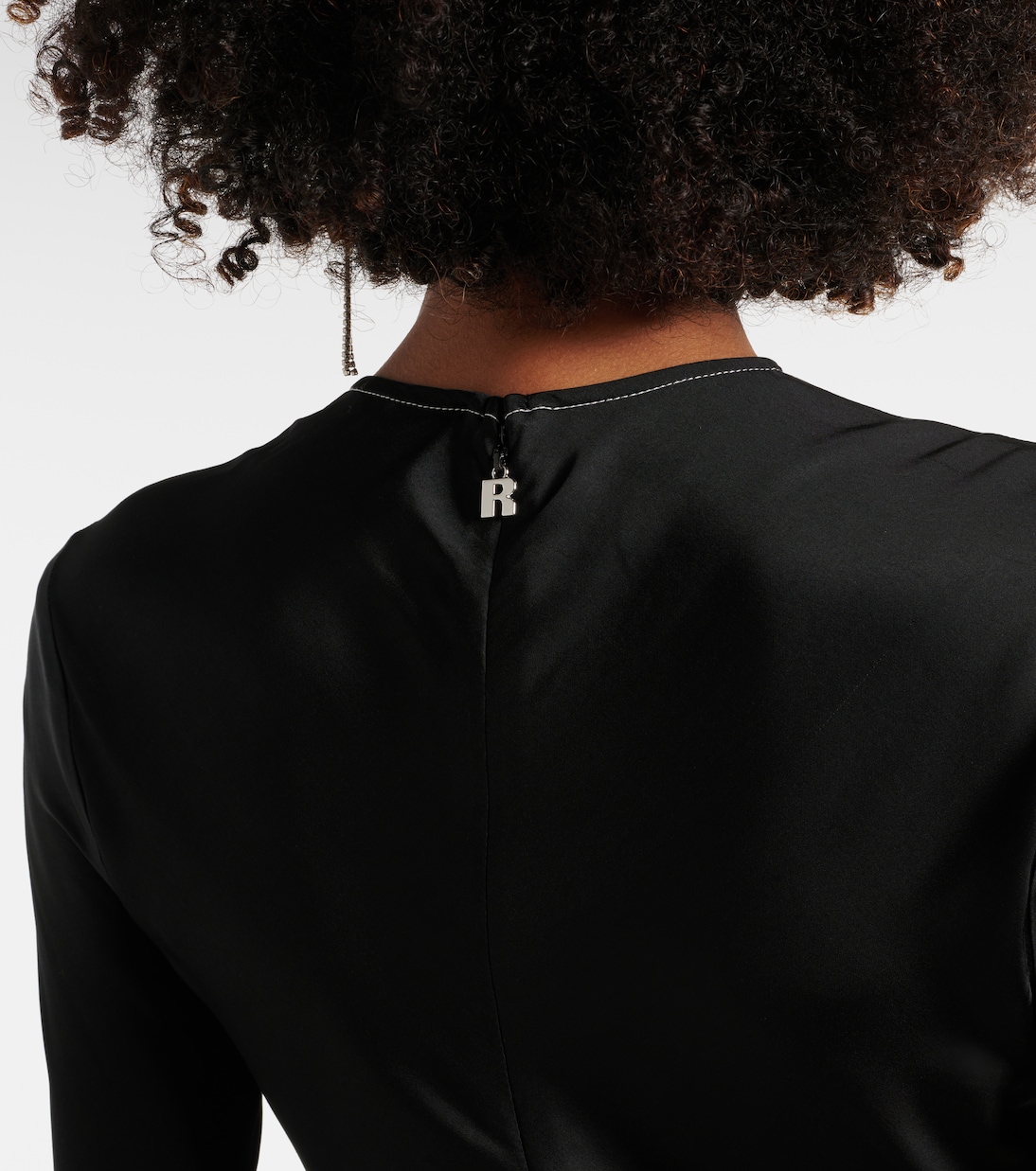 Robe longue en satin | Rotate