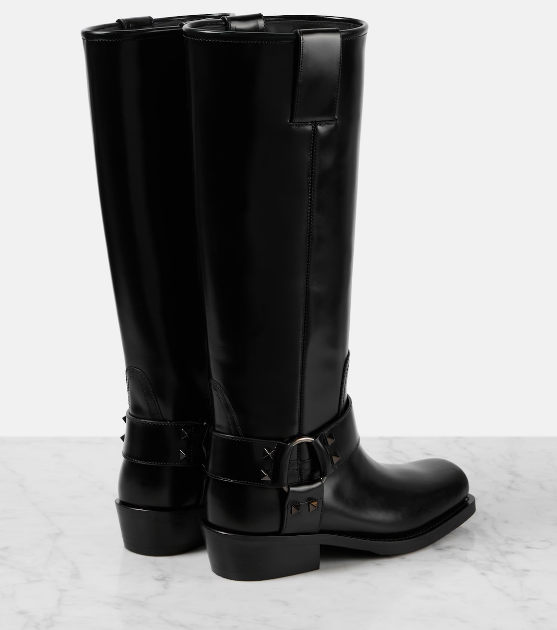 Bottes Rockstud en cuir | Valentino Garavani