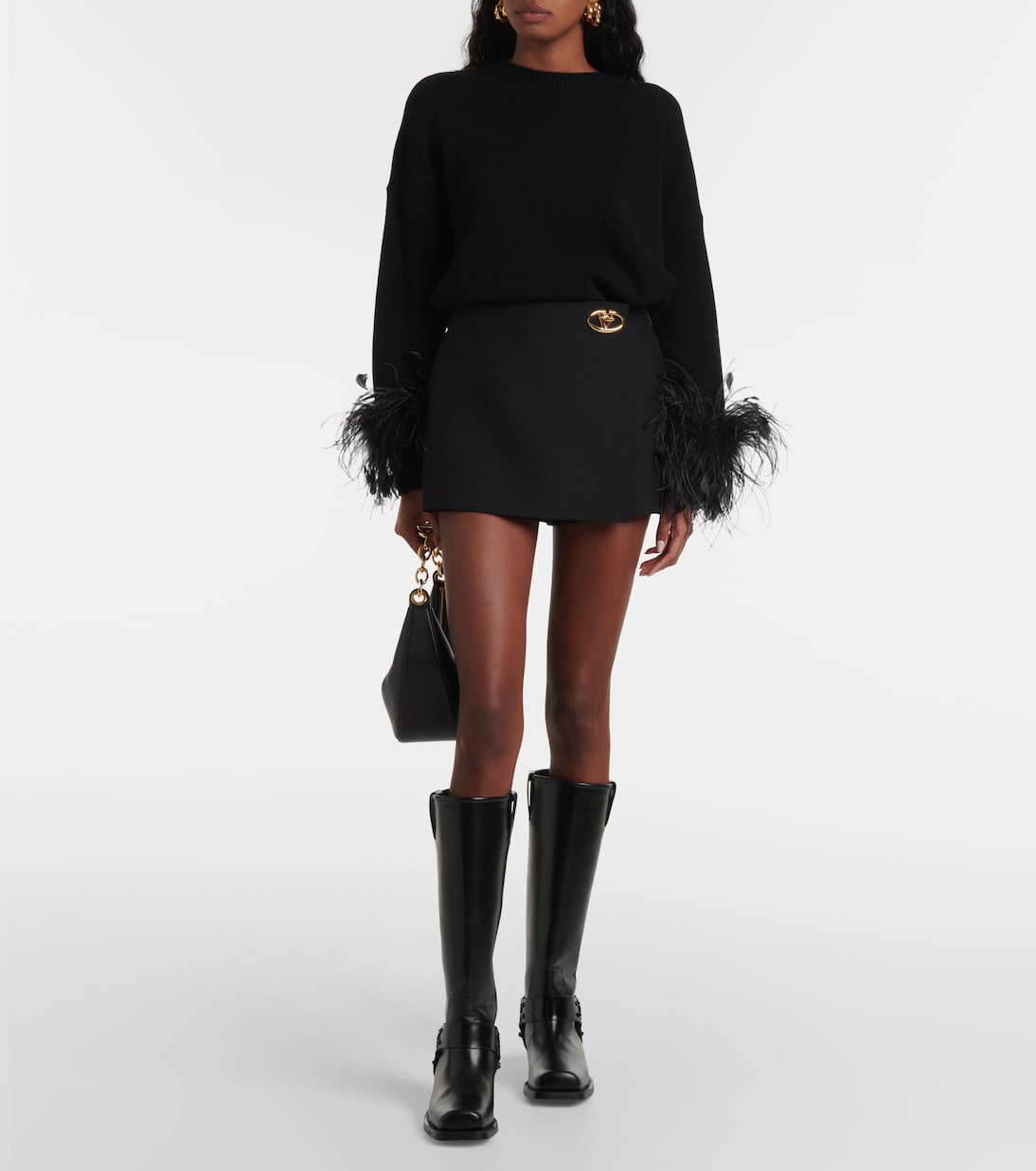 Bottes Rockstud en cuir | Valentino Garavani