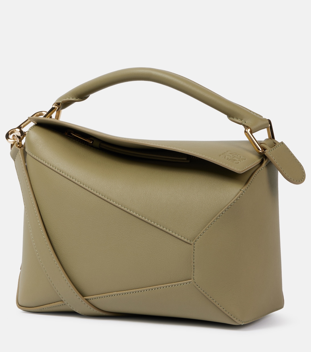 Tote Puzzle Small aus Leder | Loewe