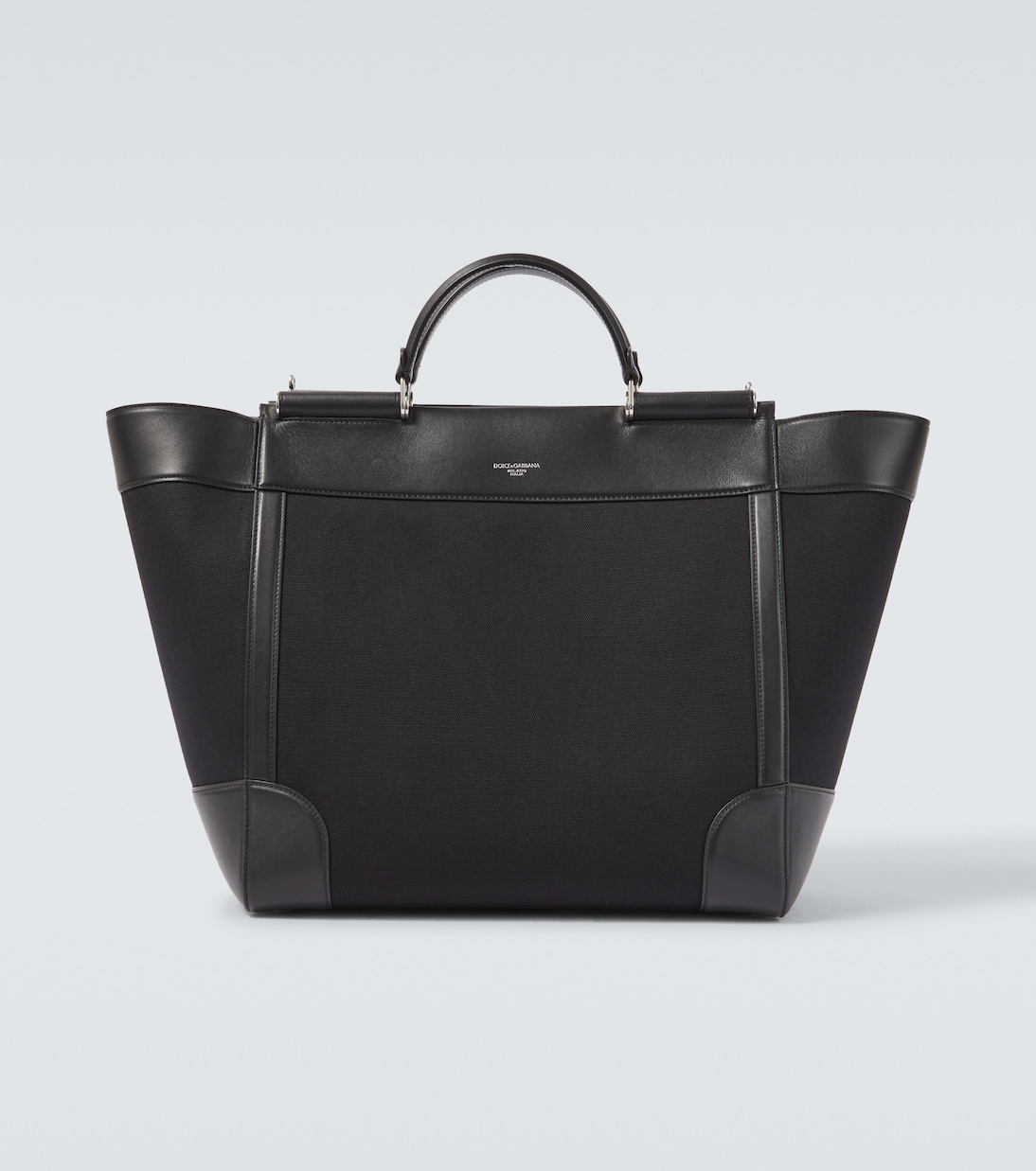 Leather-trimmed tote bag | Dolce&Gabbana