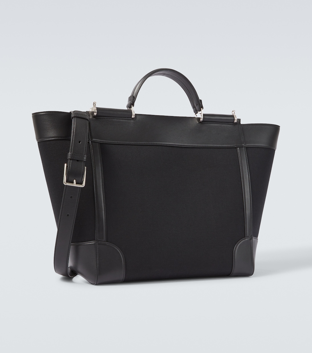 Leather-trimmed tote bag | Dolce&Gabbana