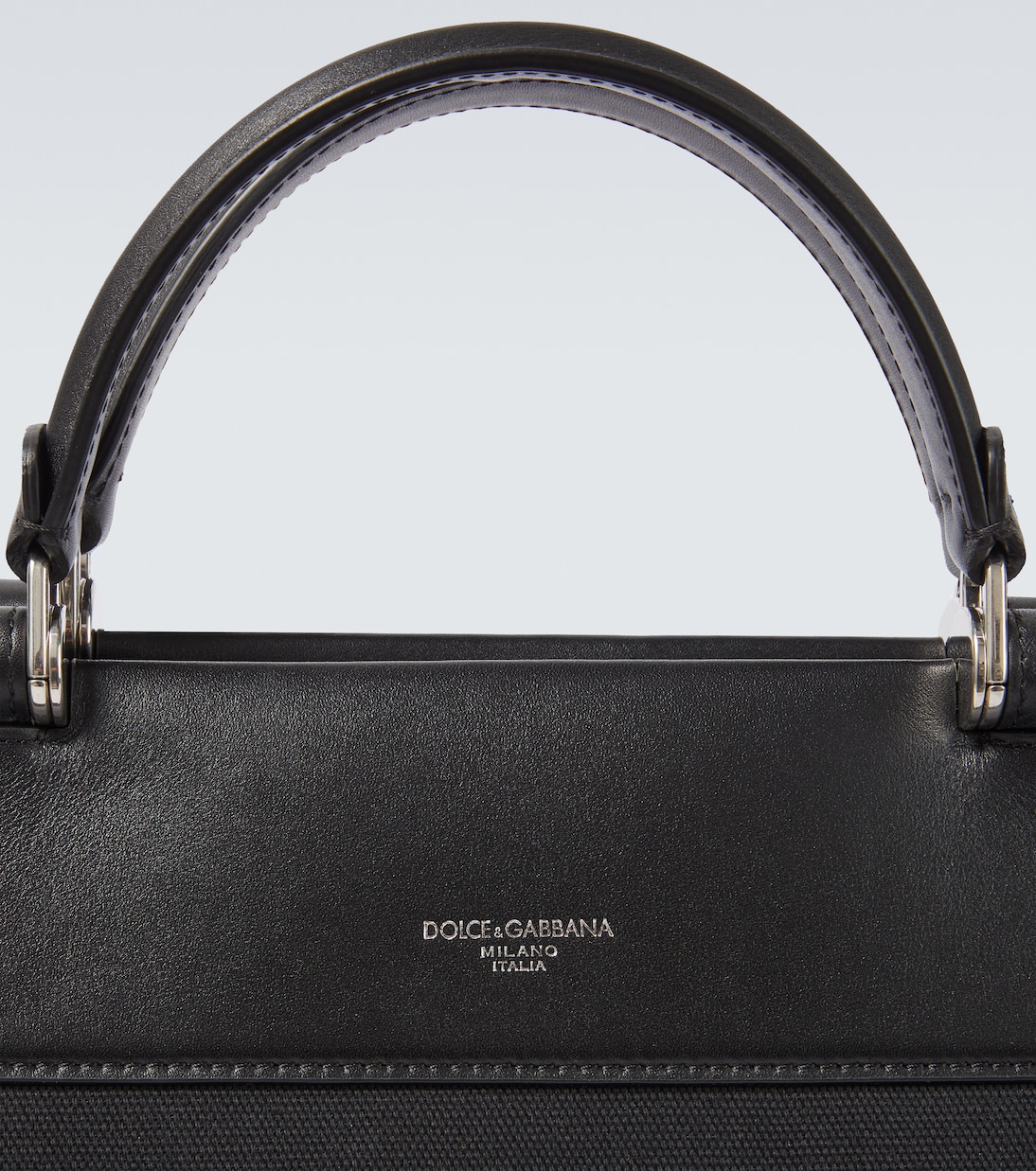 Leather-trimmed tote bag | Dolce&Gabbana