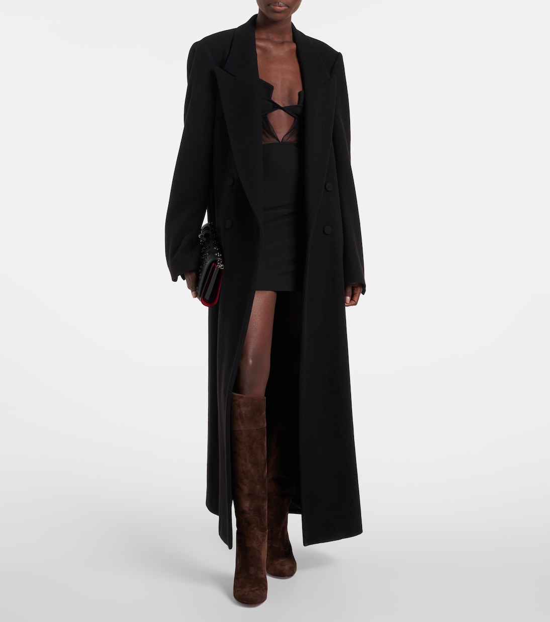 Stiefel Loo aus Veloursleder | Christian Louboutin