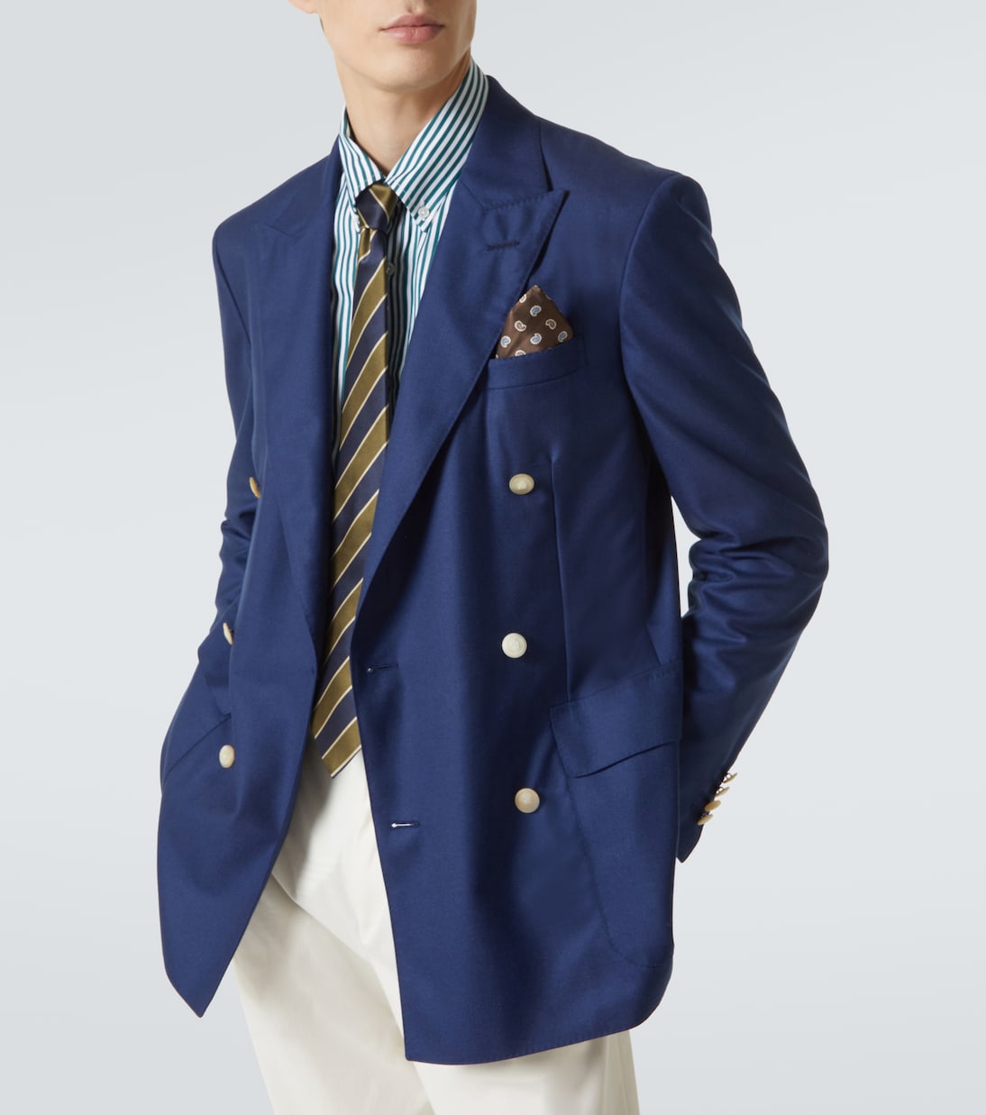 Double-breasted cashmere blazer | Dunhill