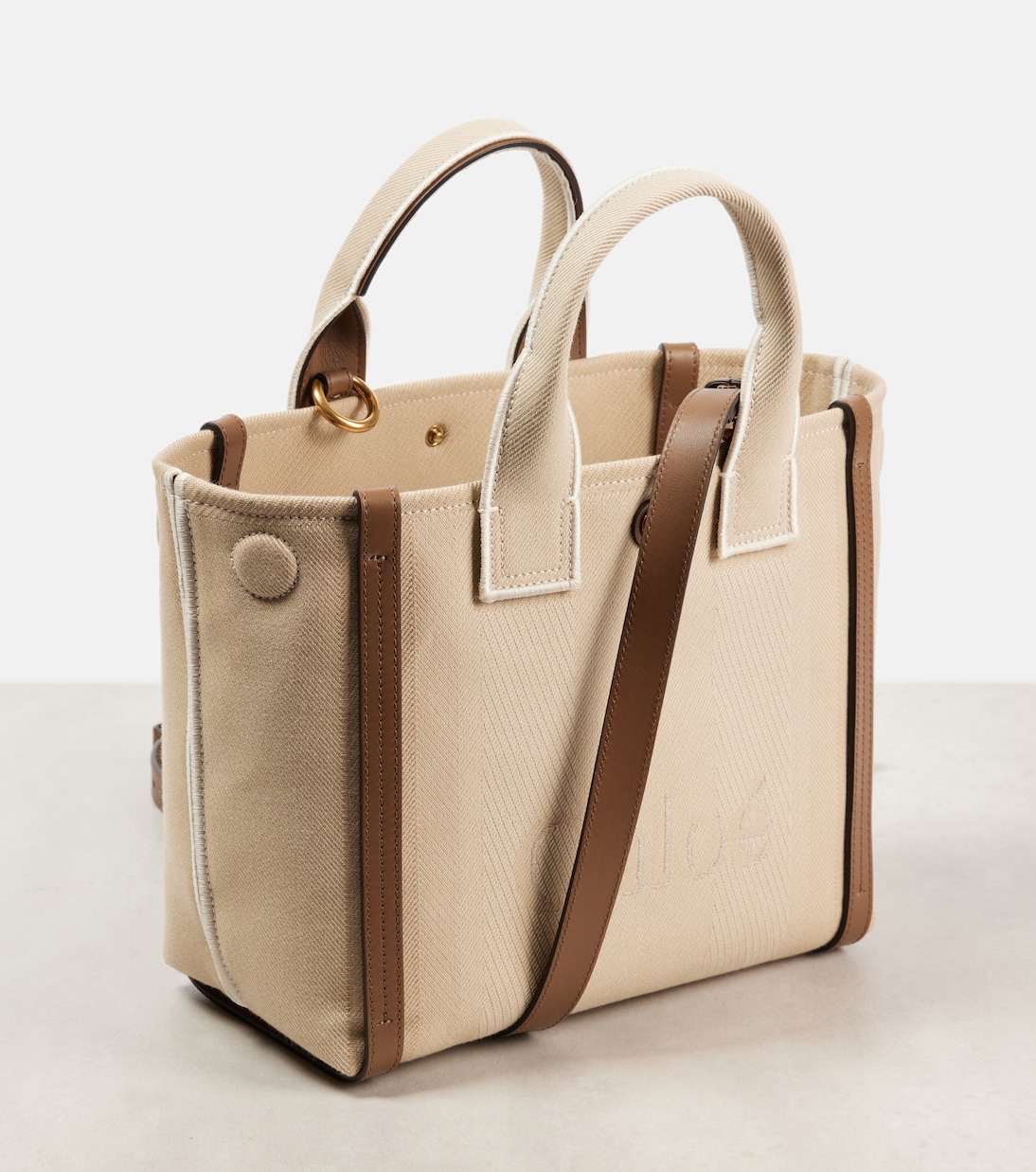 Borsa Chloé Carry Small in canvas | Chloé