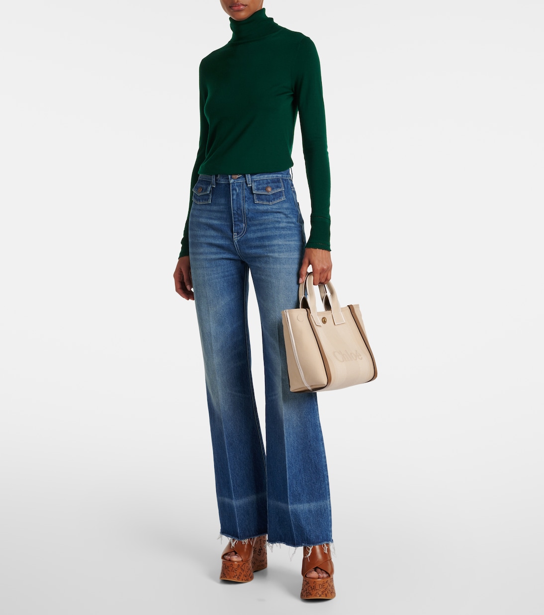 Borsa Chloé Carry Small in canvas | Chloé
