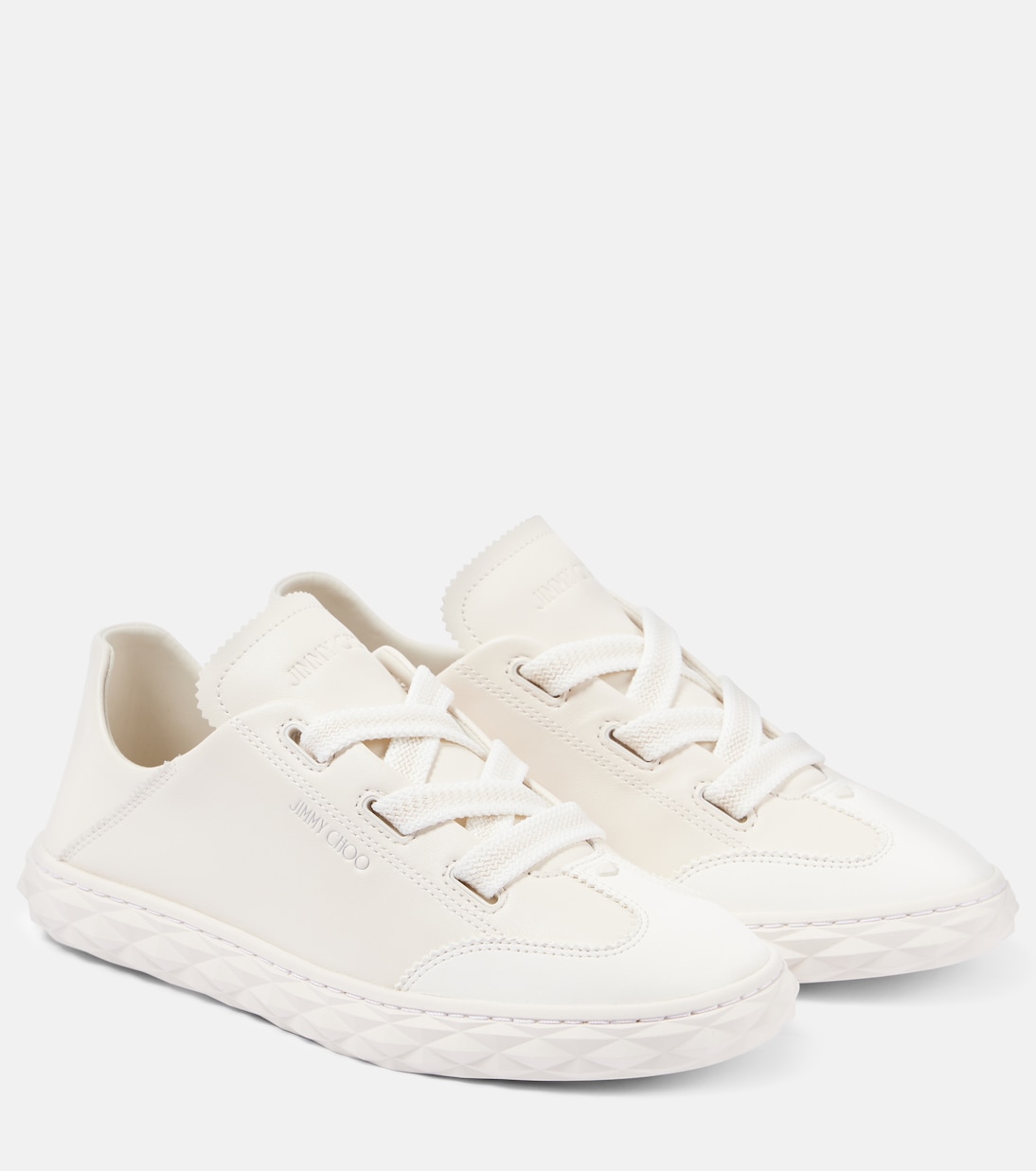 Sneakers Diamond Light Flex/F in pelle | Jimmy Choo