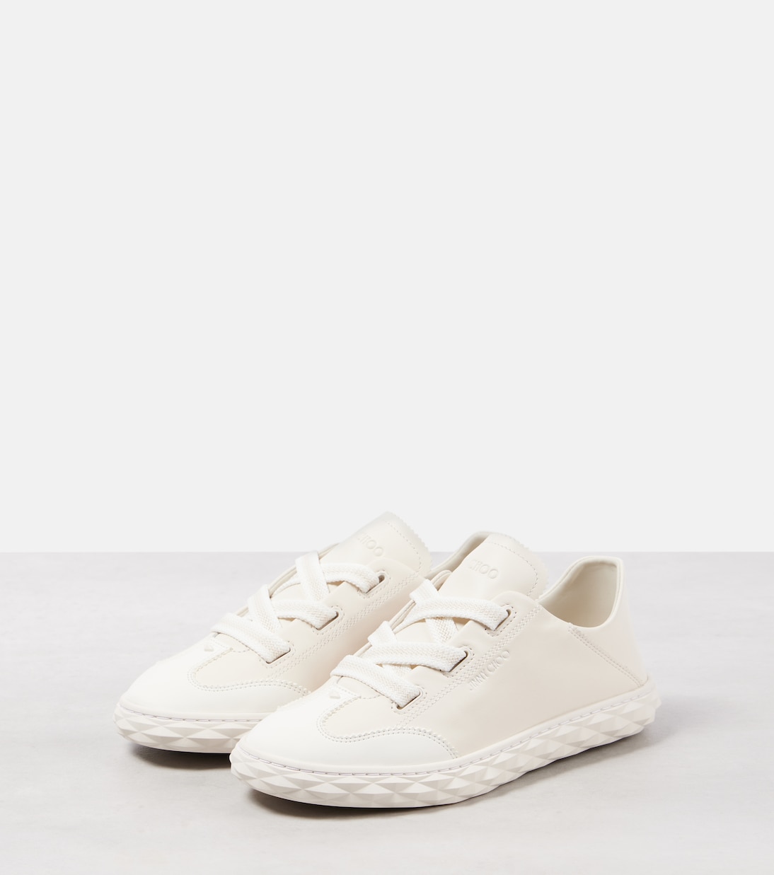 Sneakers Diamond Light Flex/F in pelle | Jimmy Choo