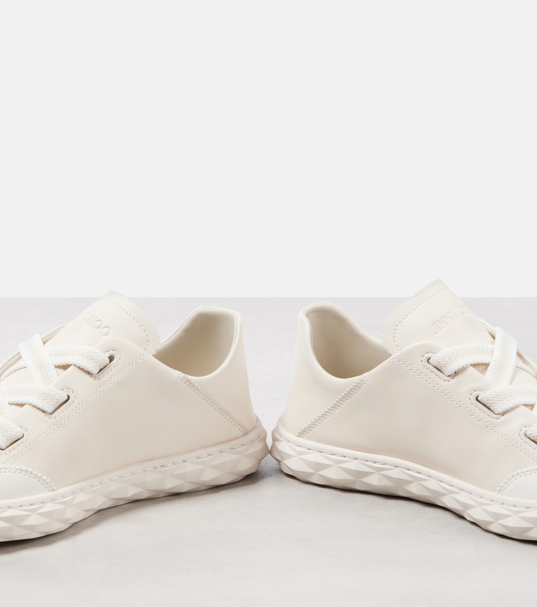Sneakers Diamond Light Flex/F in pelle | Jimmy Choo
