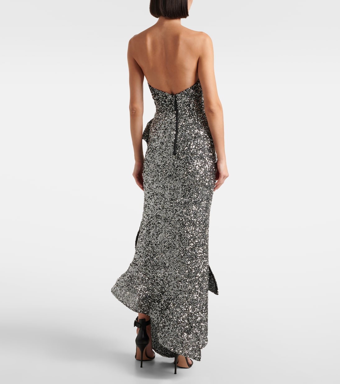 Thistle Wave ruffled sequined gown | Maticevski