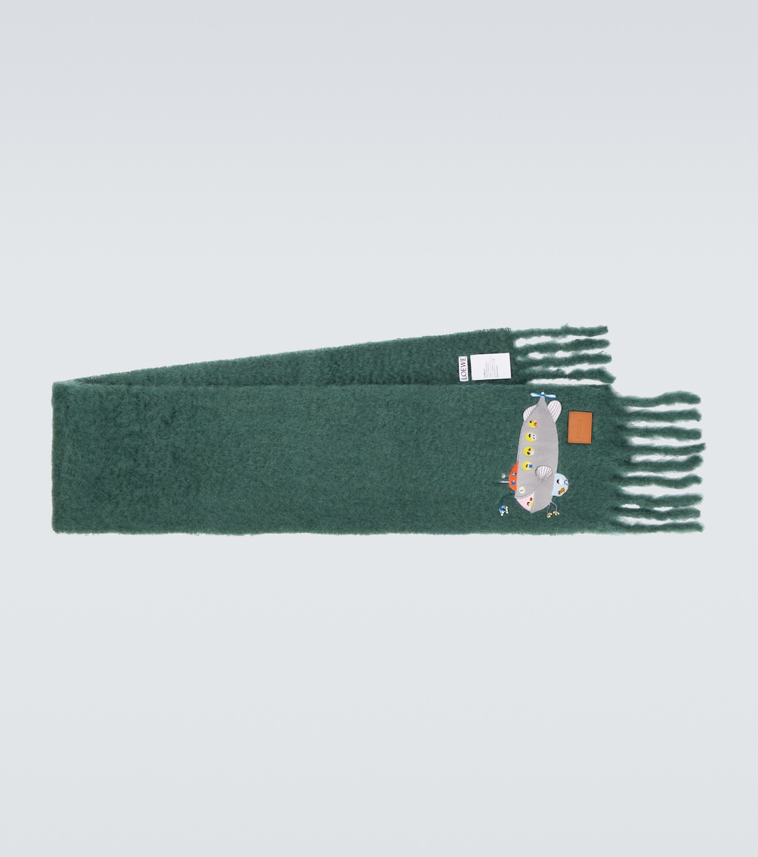 x Suna Fujita - Sciarpa Submarine in misto mohair | Loewe
