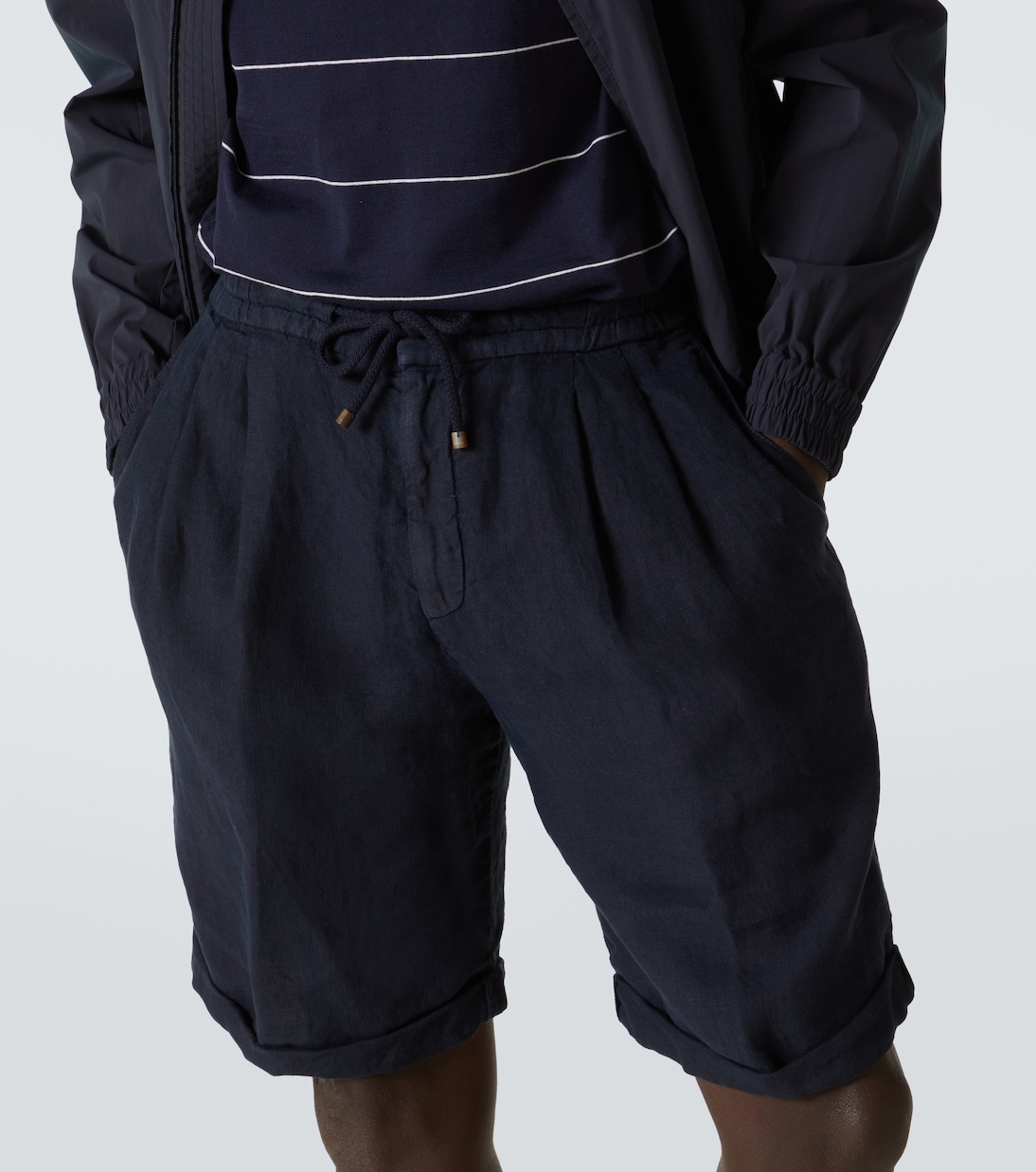 Linen shorts | Brunello Cucinelli