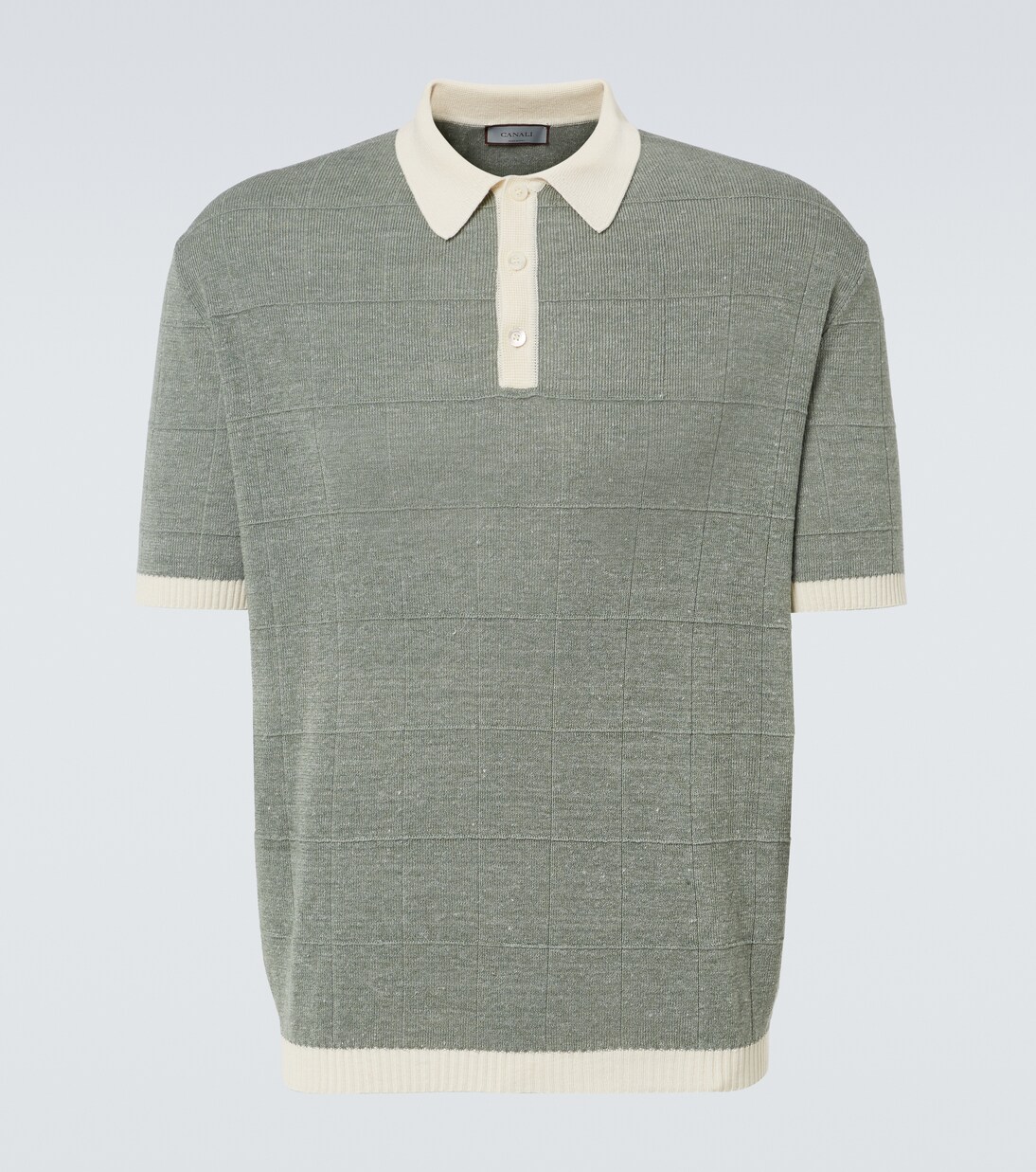 Polo en lin et soie | Canali