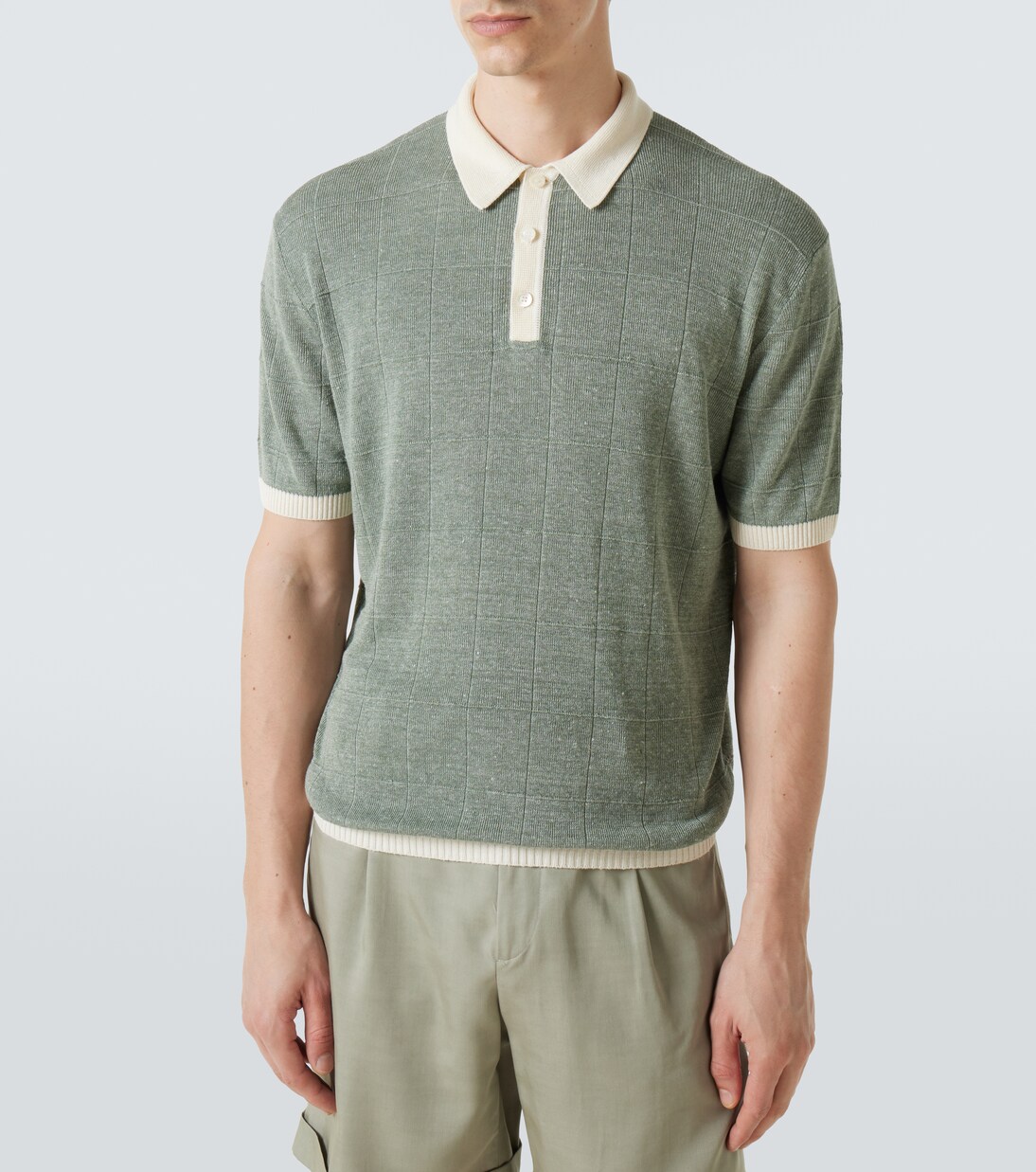 Polo en lin et soie | Canali