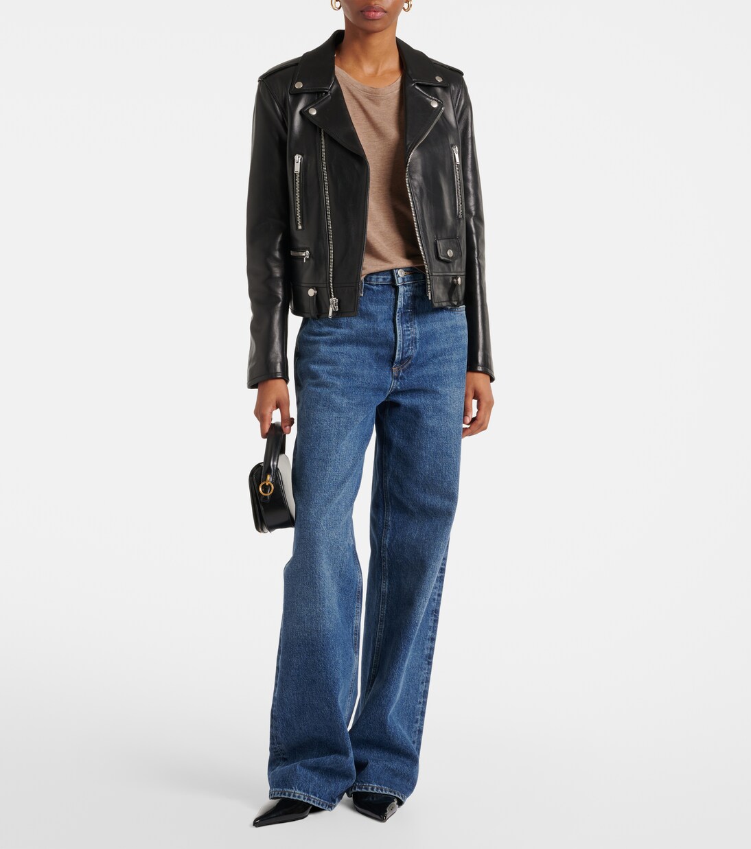 T-shirt cropped Adine in jersey | Agolde